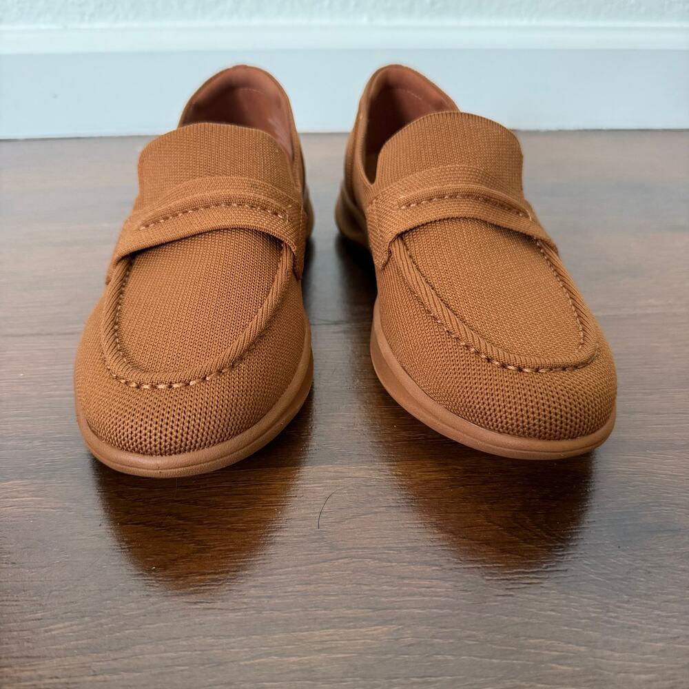 VIVAIA Ivana Walker Pro Hybrid Penny Loafers Caramel Brown Sz 39.5 (US 8.5) NWOB - Picture 3 of 8